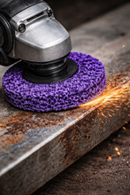 Load image into Gallery viewer, #21540D Disk Clean/Strip 3" Purple 5/Bag