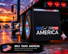Load image into Gallery viewer, #2430GBA God Bless America Mudflap - 24" x 30" x 3/16" Poly - 1 Pair