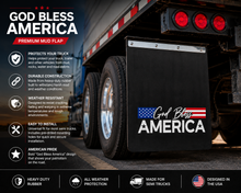 Load image into Gallery viewer, #2430GBA God Bless America Mudflap - 24" x 30" x 3/16" Poly - 1 Pair