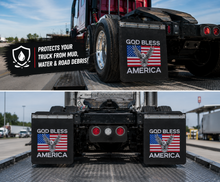 Load image into Gallery viewer, #2430GBE God Bless America Eagle Mudflap - 24" x 30" x 3/16" Poly - 1 Pair