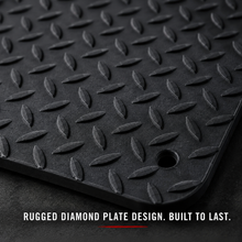 Load image into Gallery viewer, #24D Diamond Plate Mudflap - 3/8" Thick Rubber 1 PAIR