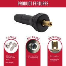 Load image into Gallery viewer, #17-20008 Valve Stems TPMS Snap-In GM 50/pack