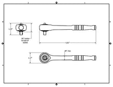 Load image into Gallery viewer, 1/4" ZeroDrive™ Gearless Socket Wrench