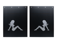 Load image into Gallery viewer, #2430L Sitting Lady Mud Flap LEFT & RIGHT 24" x 30" 1 PAIR