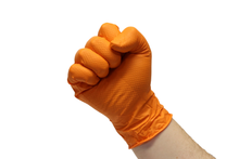 Load image into Gallery viewer, #15000 Denco Orange GripTensity Commercial Grade Nitrile Gloves - DIAMOND - 8MIL