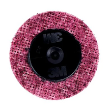 Load image into Gallery viewer, #07486 3M Scotch-Brite Fibre Roloc 3" Medium Recon Disc Purple 25 Pack