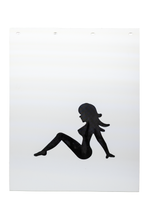 Load image into Gallery viewer, #2430LW Sitting Lady Mud Flap LEFT & RIGHT 24" x 30" 1 PAIR