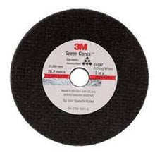 Load image into Gallery viewer, 3M Green Corps Cut Off Wheels 3 x 1-32 x 3-8 - 3 x 3-16 x 3-8