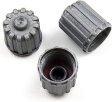 Load image into Gallery viewer, #17-492T-1 Valve Cap Grey Plastic with Red Silicone Seal 100 Pack