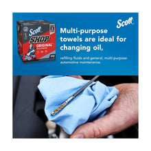 Load image into Gallery viewer, #75190 Scott Shop Towels Original Blue Pop-Up Dispenser Box 200 Towels/Box