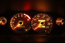 Load image into Gallery viewer, #0194AF Mini Bulb T-3 1-4 WEDGE (W2.1X9.5d) 14V .27A 1.5CP PAINTED AMBER GLASS 10 Pack