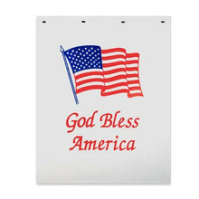 Load image into Gallery viewer, #2430 God Bless America Mudflap - 24&quot; x 30&quot; x 3/16&quot; Poly - 1 Pair
