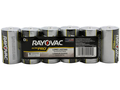 #D Rayovac D Batteries 6 Pack - DencoDistributing