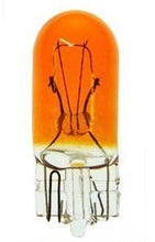 Load image into Gallery viewer, #0194AF Mini Bulb T-3 1-4 WEDGE (W2.1X9.5d) 14V .27A 1.5CP PAINTED AMBER GLASS 10 Pack
