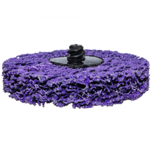 Load image into Gallery viewer, #21540D Disk Clean/Strip 3" Purple 5/Bag