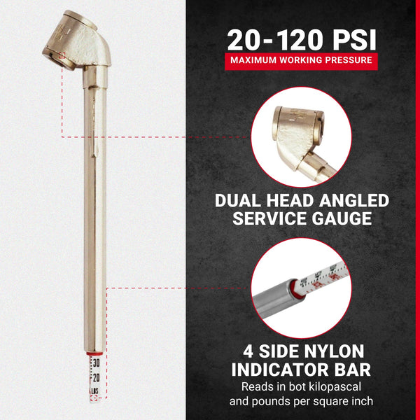 #S927 Dual Head Truck Tire Gauge