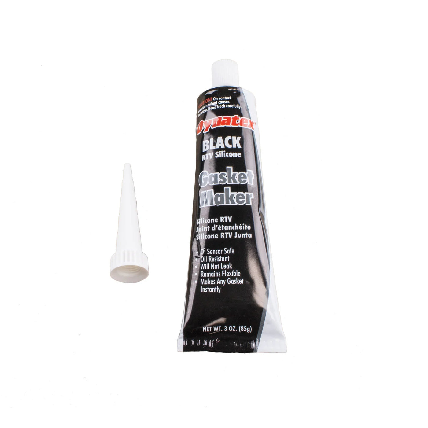 #49200 Dynatex Black RTV Silicone Gasket 3oz Tube
