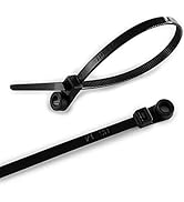 #7E Cable Tie 7" with Mounting Hole Eyelet 100 Pack