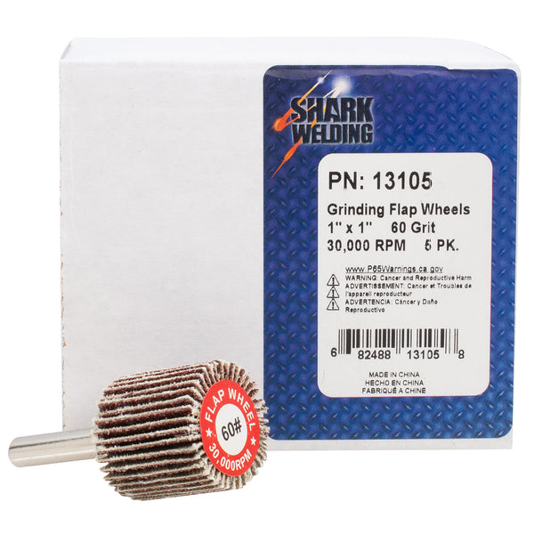 #13105 - 13106 Flap Wheels - 1" x 1" x 1-4" - 5 pack
