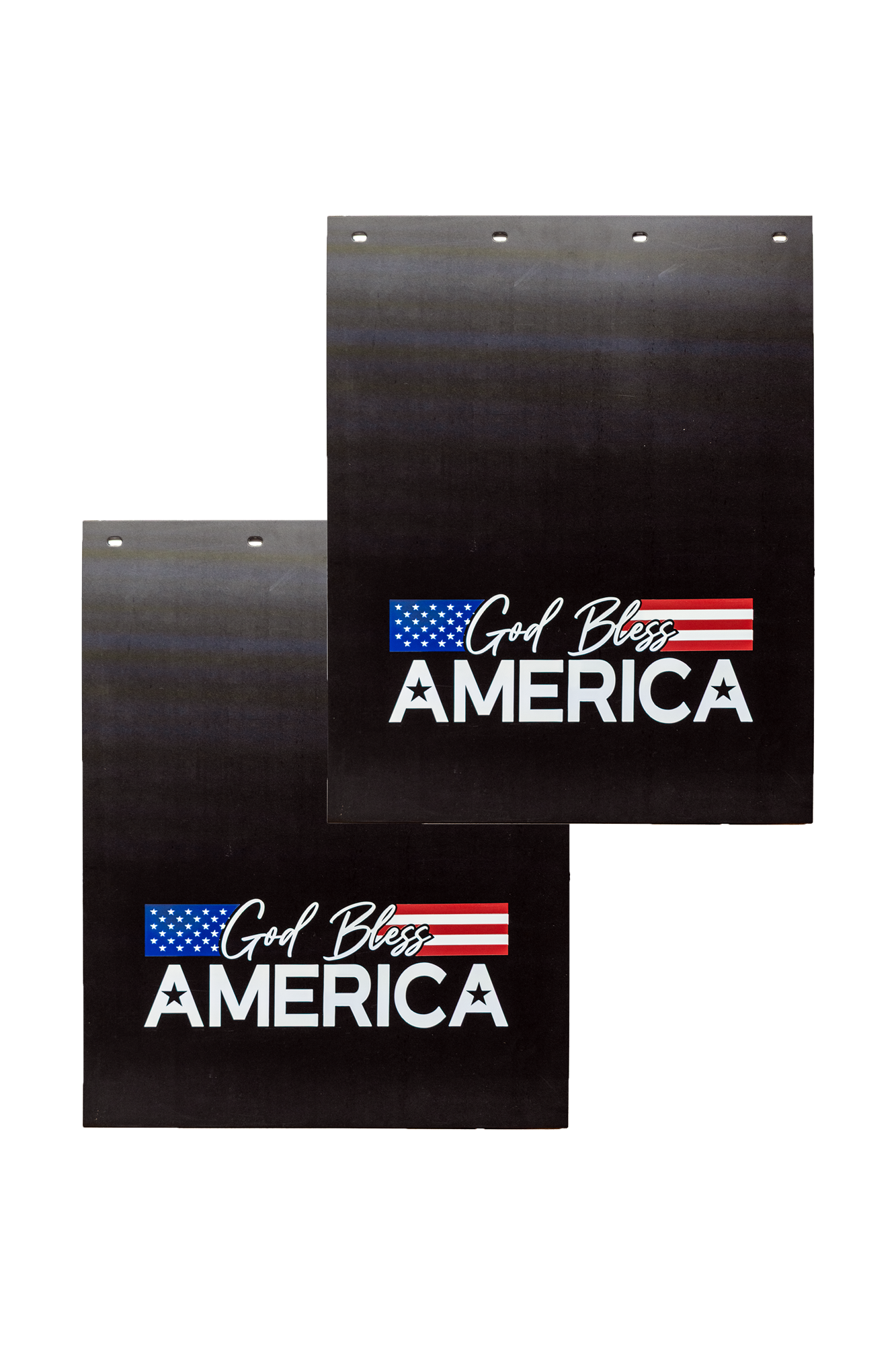 #2430GBA God Bless America Mudflap - 24" x 30" x 3/16" Poly - 1 Pair