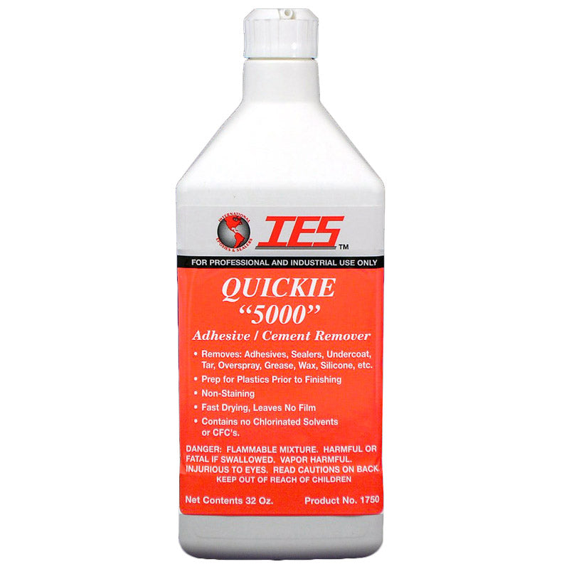 #1750 IES Quickie 5000 Adhesive - Cement Remover 32 OZ. 3 Pack