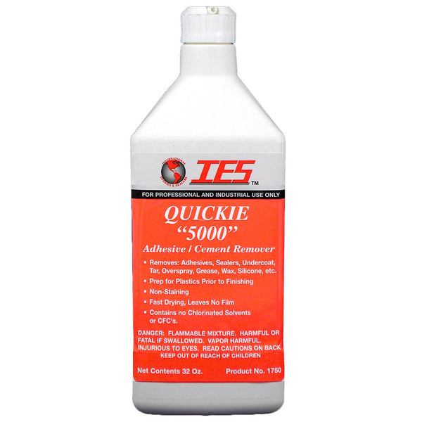 #1750 IES Quickie 5000 Adhesive - Cement Remover 32 OZ. 3 Pack