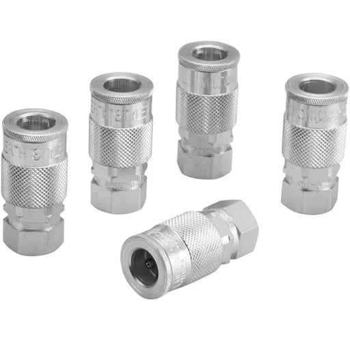 #1833 1/4" FNPT H Style Coupler 10 Pack