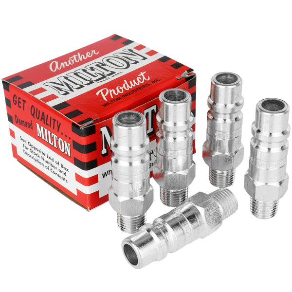 #1855 1/4" MNPT G Style Plug 5 Pack