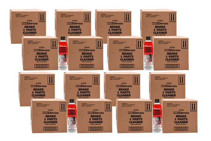#1930 Denco Brake Cleaner Non-Chlorinated - 13 OZ Cans - 192 Pack