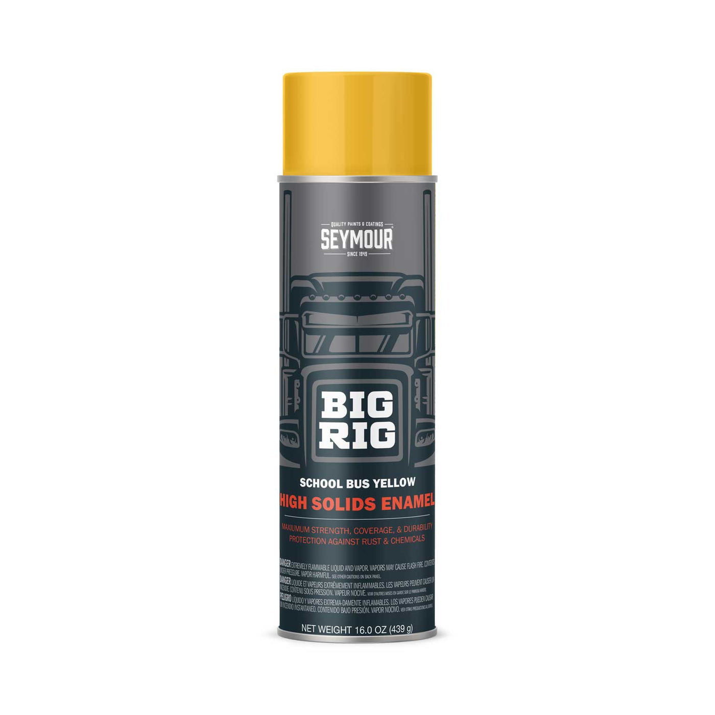 #20-1686 Seymour Big Rig Enamel School Bus Yellow 16OZ
