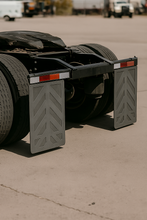 Load image into Gallery viewer, #24C Chevron Mudflaps - 1/4&quot; Thick Rubber  PAIR

