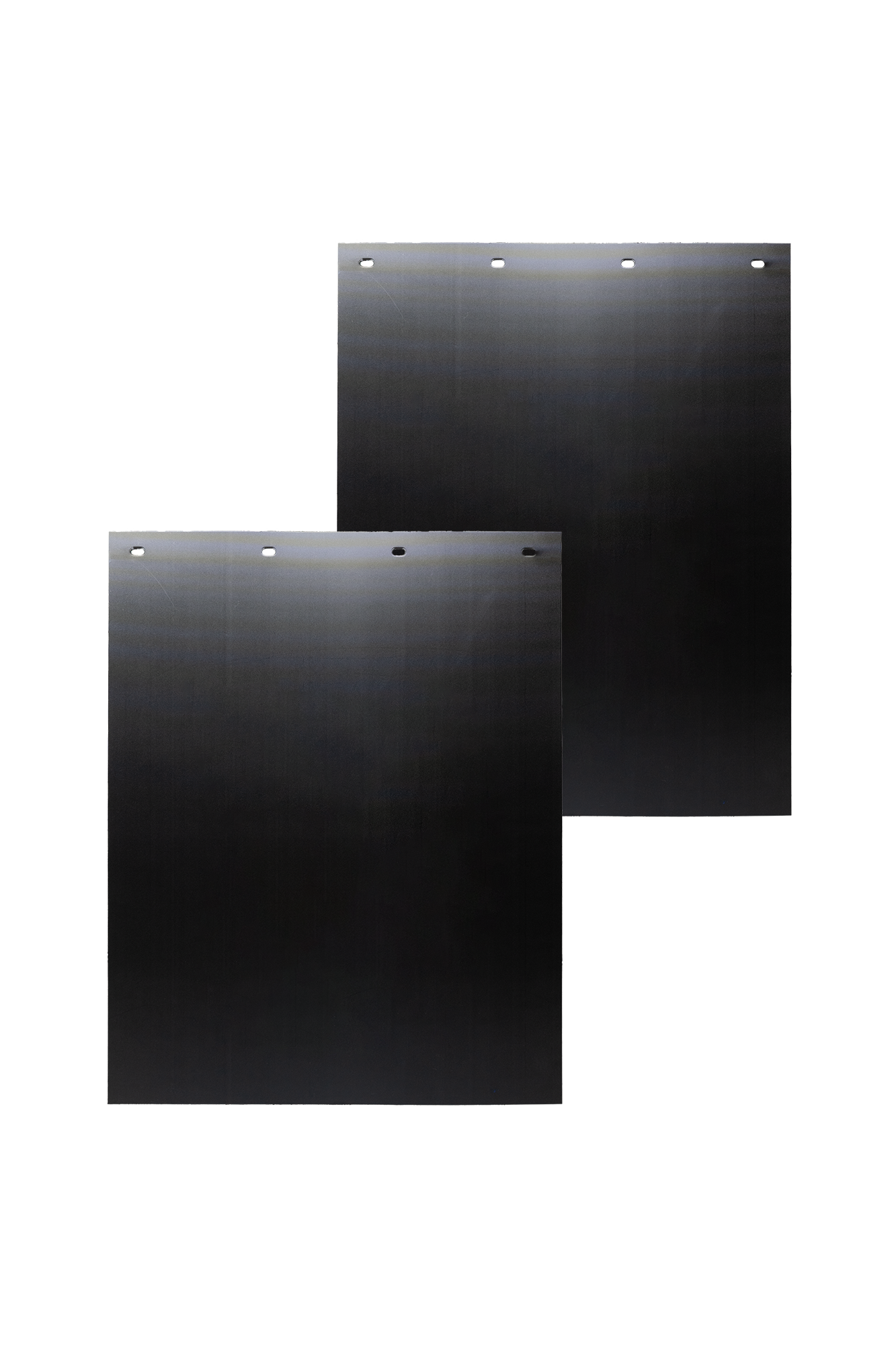 #2430BL Black Mudflap - 24" x 30" x 3/16" Poly - 1 Pair