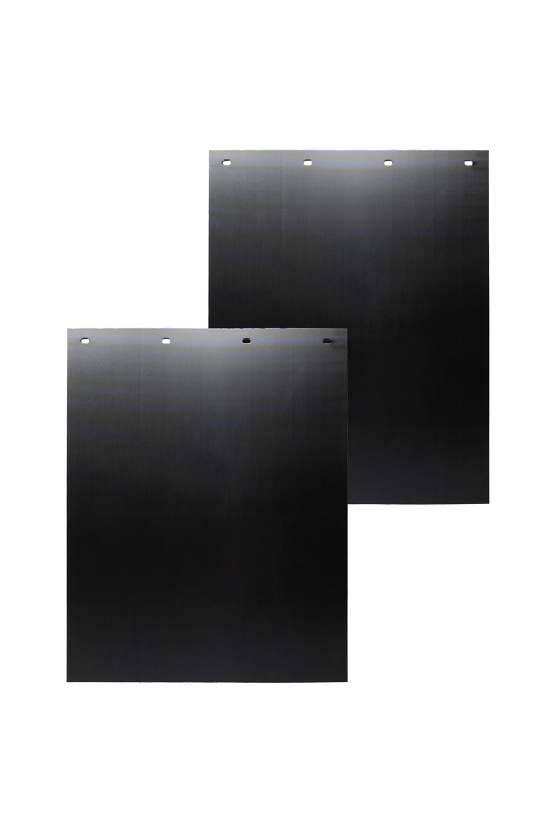 #2430BL Black Mudflap - 24" x 30" x 3/16" Poly - 1 Pair