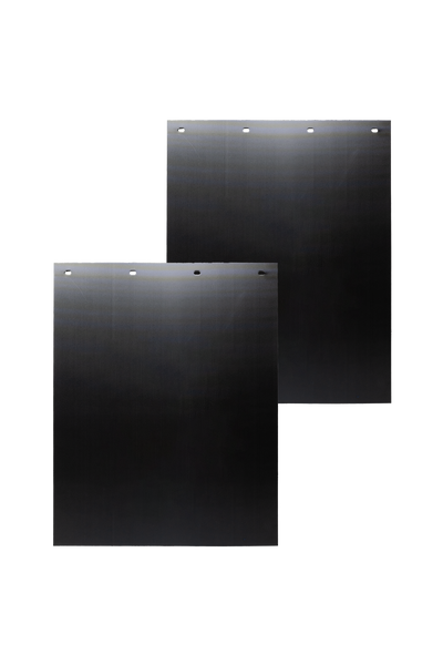 #2430BL Black Mudflap - 24" x 30" x 3/16" Poly - 1 Pair