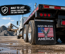 Load image into Gallery viewer, #2430GBE God Bless America Eagle Mudflap - 24" x 30" x 3/16" Poly - 1 Pair
