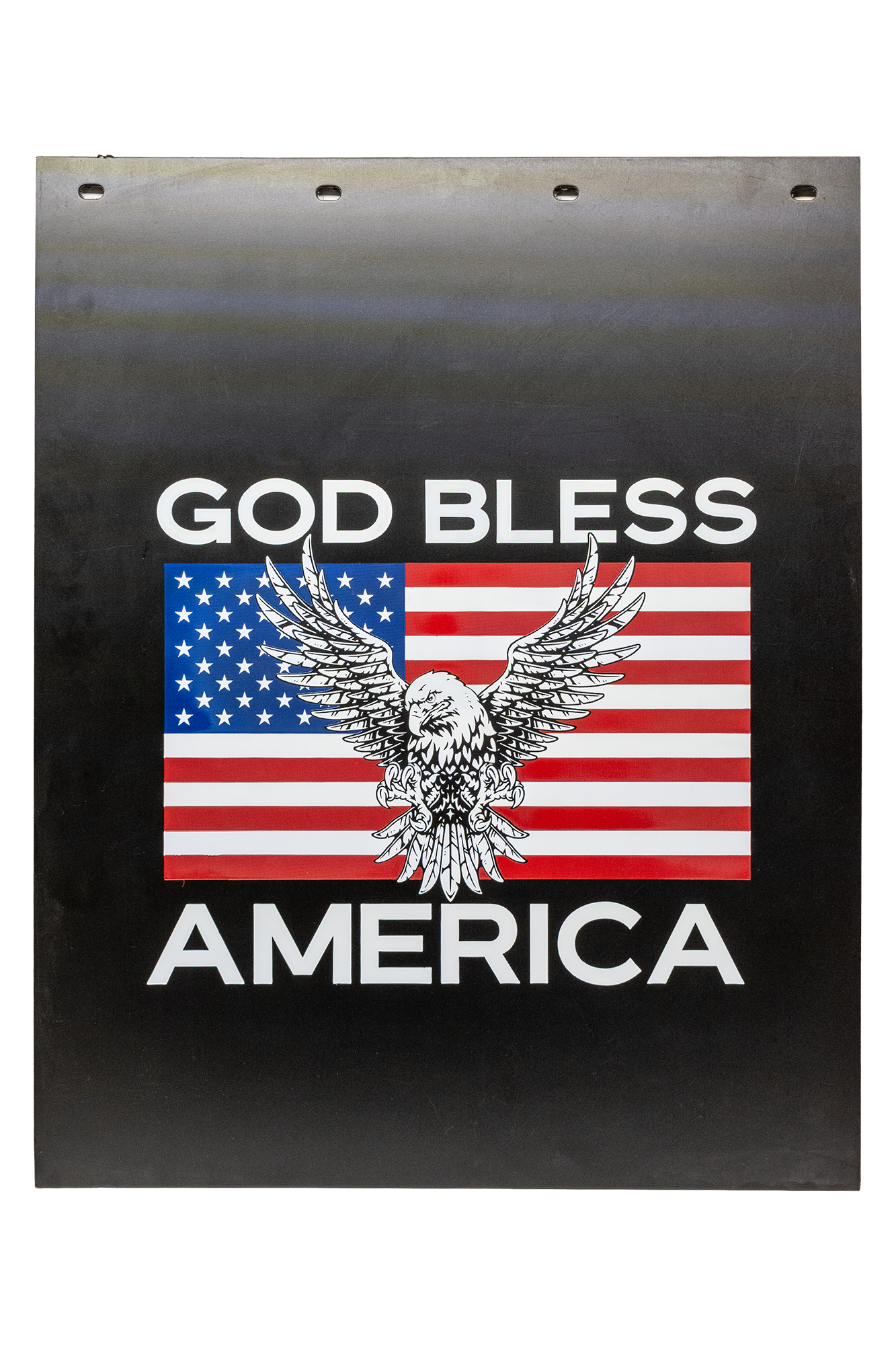 #2430GBE God Bless America Eagle Mudflap - 24" x 30" x 3/16" Poly - 1 Pair