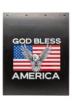 Load image into Gallery viewer, #2430GBE God Bless America Eagle Mudflap - 24" x 30" x 3/16" Poly - 1 Pair
