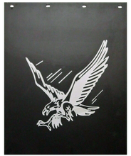 Load image into Gallery viewer, #2430SE Silver American Eagle Mudflaps - 24x30" PAIR
