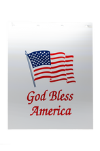 Load image into Gallery viewer, #2430 God Bless America Mudflap - 24&quot; x 30&quot; x 3/16&quot; Poly - 1 Pair

