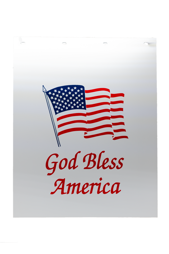 #2430 God Bless America Mudflap - 24