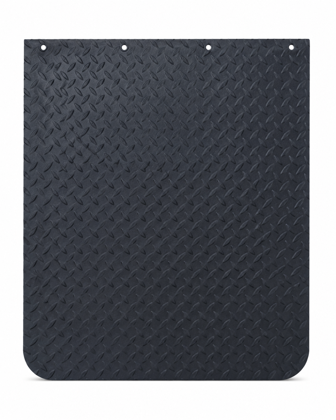 #24D Diamond Plate Mudflap - 3/8" Thick Rubber 1 PAIR