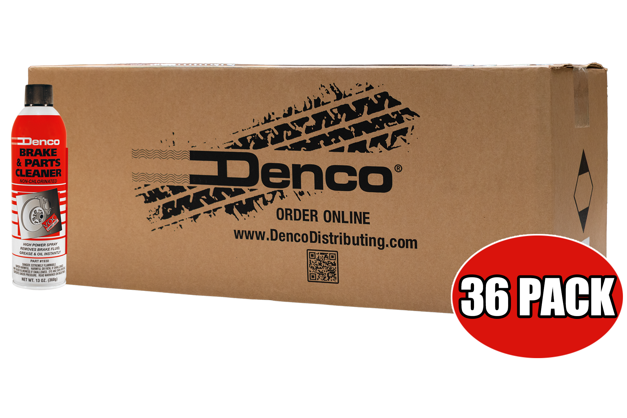 #1930 Denco Brake Cleaner Non-Chlorinated - 13 OZ Cans - 36 Pack ...