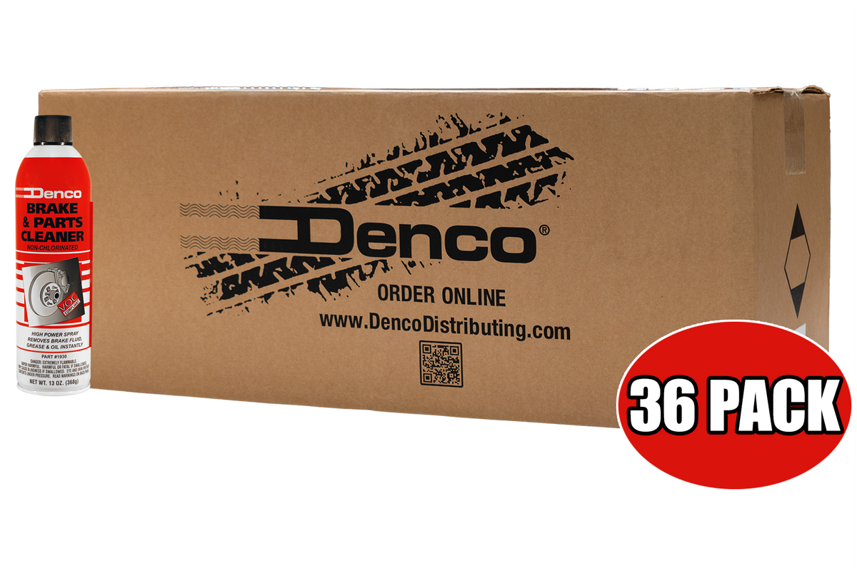 #1930 Denco Brake Cleaner Non-Chlorinated - 13 OZ Cans - 36 Pack