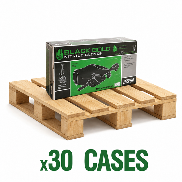 Eppco - Black Gold - 5 Mil - Black Gloves - 30 Case Pallet
