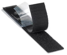 #06480 3M Scotchmate Black Hook and Loop Tape 1" x 12"