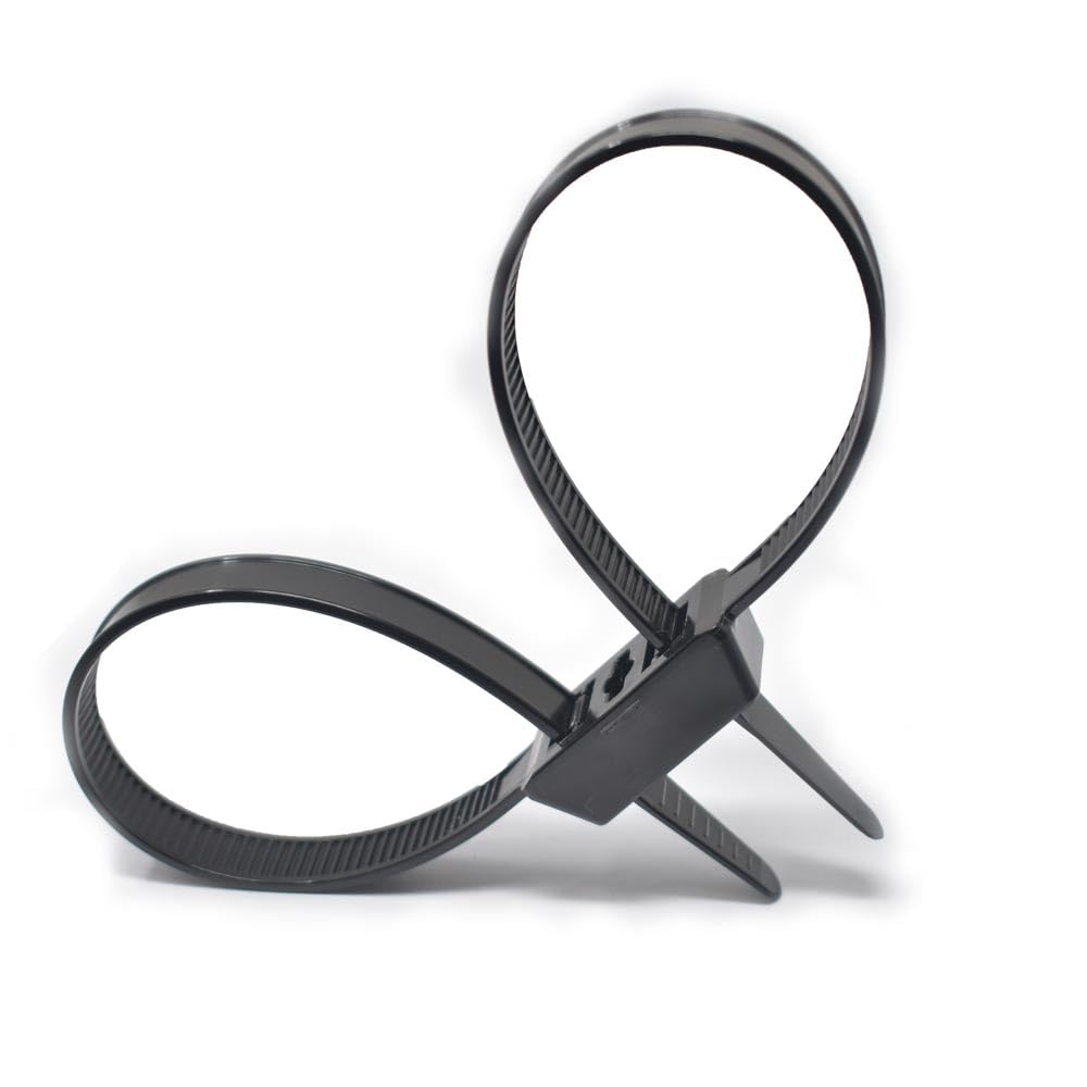 #DL13 Dual Loop Cable Tie 13" Black 50/Bag