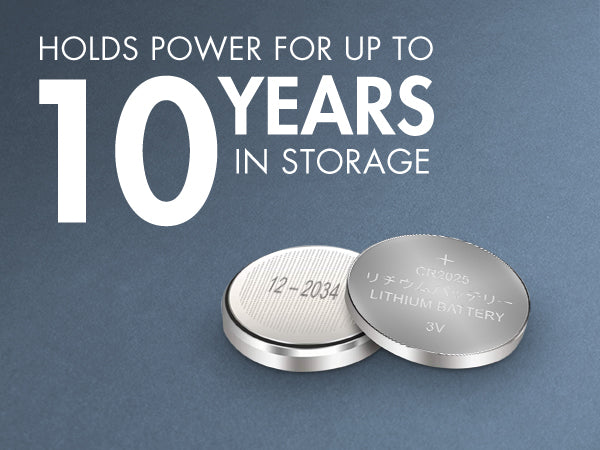 #CR2025 Lithium Coin Cell Battery Rayovac 10 Pack
