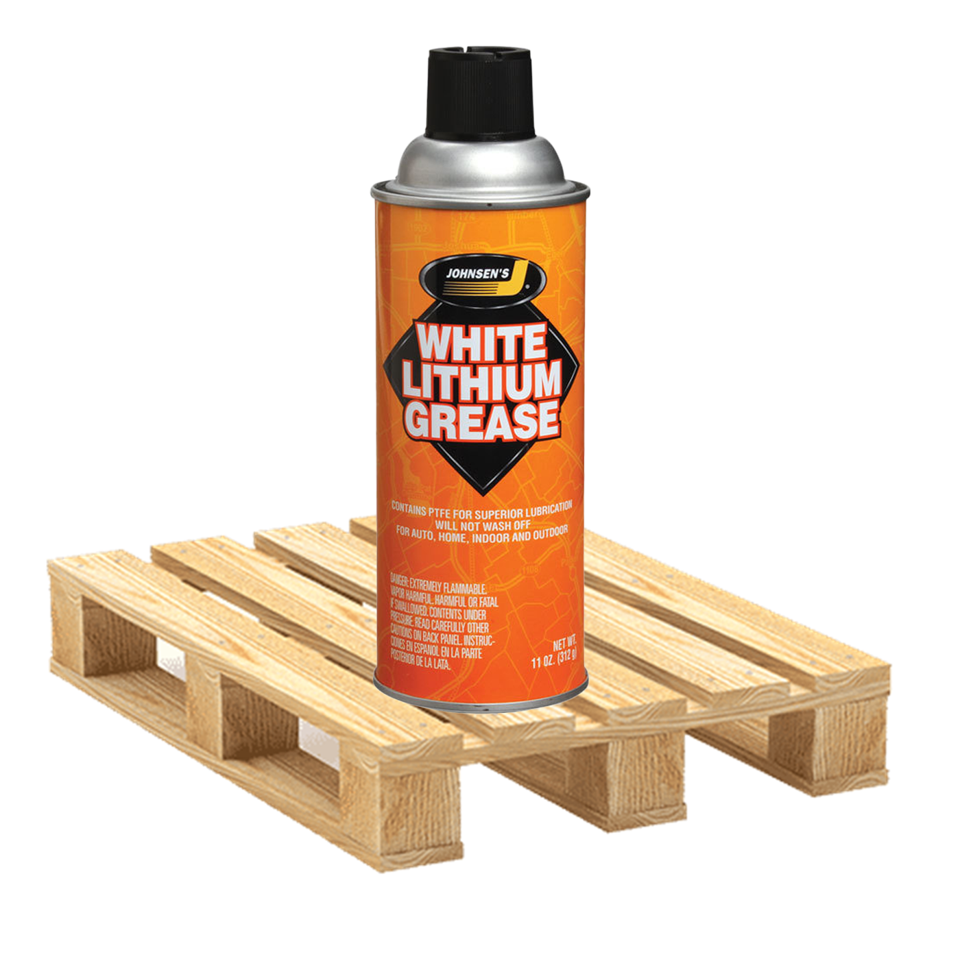 #4604-PAL Johnsens White Lithium Grease 11oz - Full Pallet - 1200 Cans
