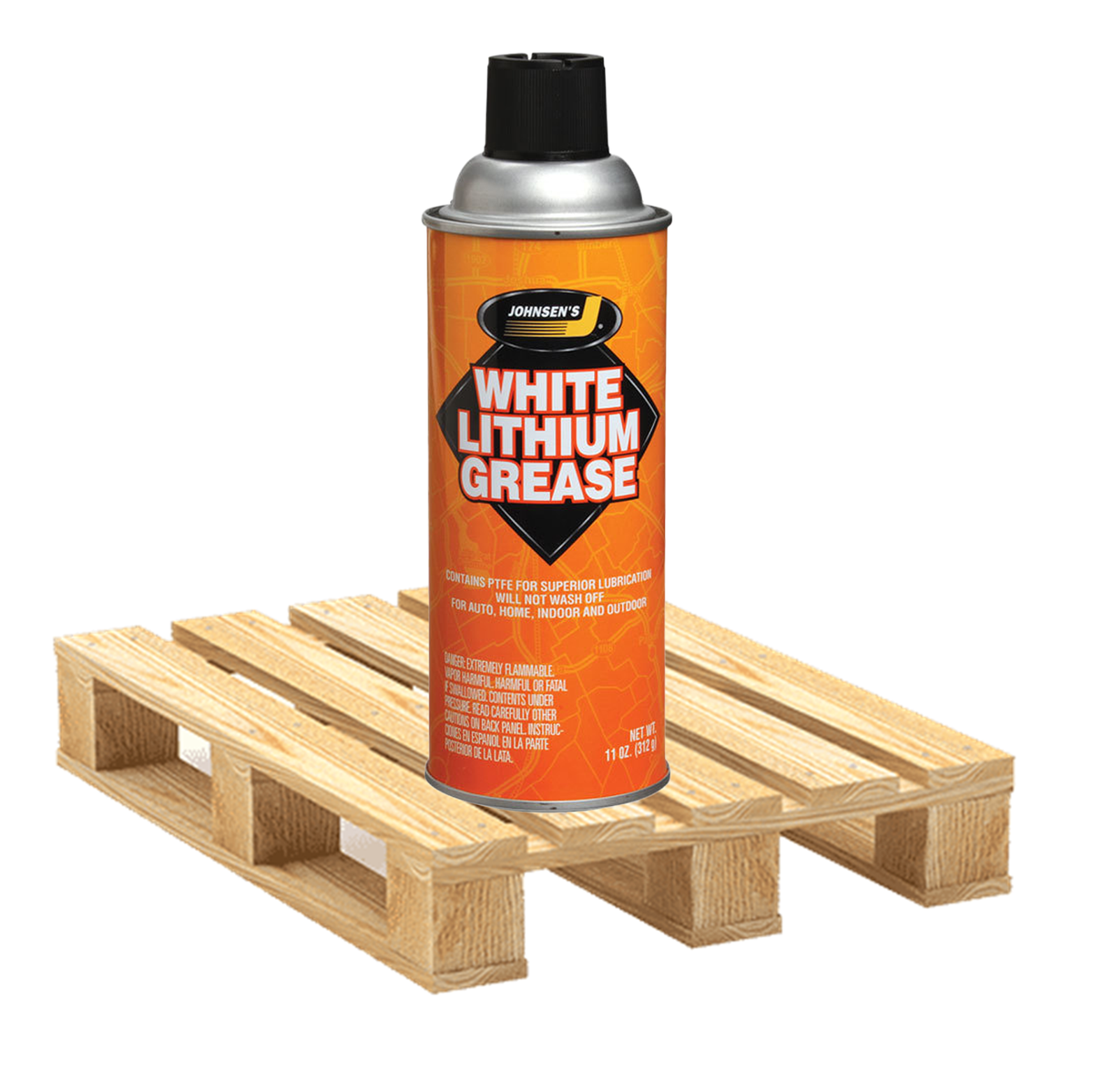 #4604-PAL Johnsens White Lithium Grease 11oz - Full Pallet - 1200 Cans