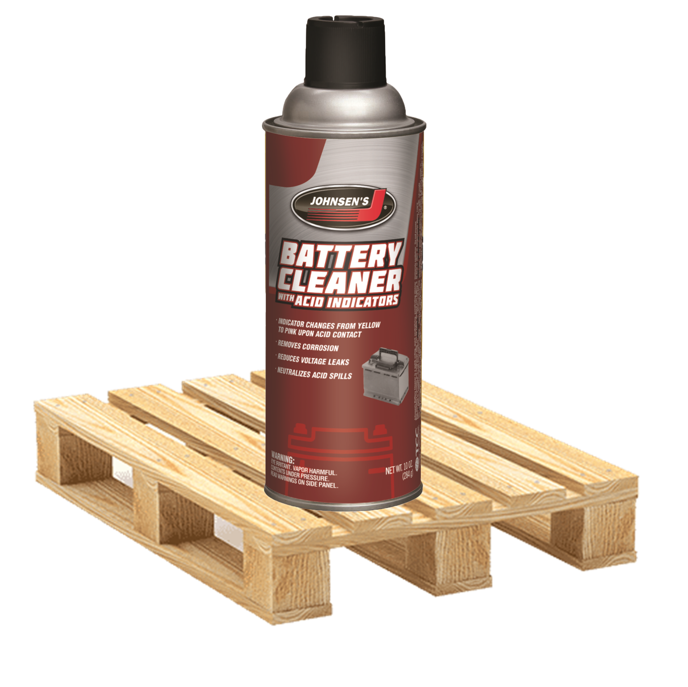 #4606-PAL Johnsens Battery Cleaner Spray - 10oz - Full Pallet - 1200 Cans